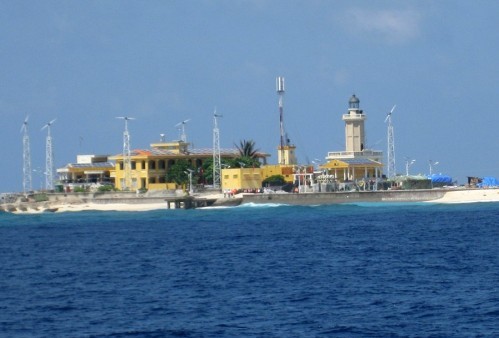 Đèn biển An Bang được xây dựng năm 1995.